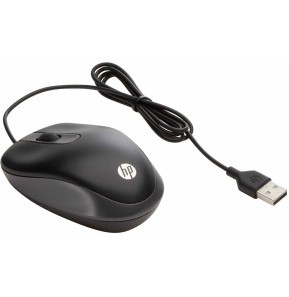 Souris de Voyage HP Filaire - Design Compact avec Connexion USB (G1K28AA)