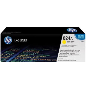 Toner HP 824A Jaune - Couleurs Vives pour Documents Professionnels