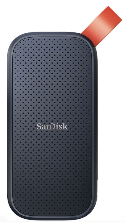 Disque SSD Portable SanDisk 2 To - USB 3.2 Gen 2 - Jusqu'à 800 Mo/s - Résistant aux chocs