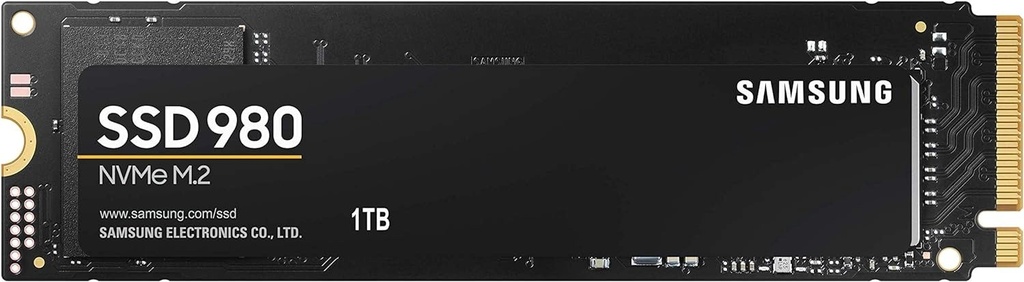 Disque SSD Interne Samsung 980 1 To - NVMe M.2 PCIe 3.0 - Performances Élevées