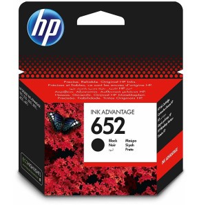 [F6V25AE] Cartouche d'encre HP 652 Noire (F6V25AE) - Impressions de haute qualité, compatibles Deskjet Ink Advantage