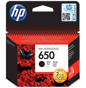[CZ101AE] Cartouche HP 650 Noire (CZ101AE) - Encre Originale pour une Fiabilité HP