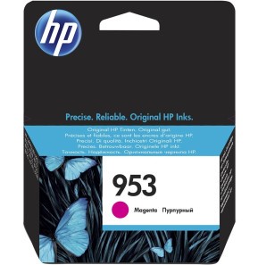 [F6U13AE] Cartouche d'Encre HP 953 Magenta - Compatible OfficeJet Pro, Encre Durable et Vive
