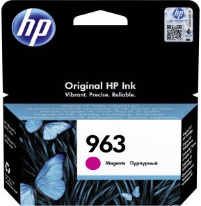 [3JA24AE] Cartouche d'Encre HP 963 Magenta - Idéale pour Documents en Couleur