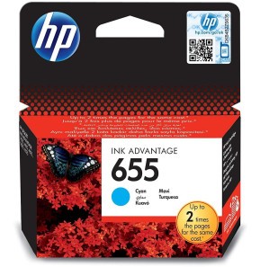 [CZ110AE] Cartouche HP 655 Cyan - Solution Économique pour DeskJet Ink Advantage