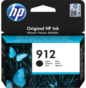 [3YL80AE] Cartouche HP 912 Noire - Encre d'Origine pour OfficeJet, Impressions Nettes