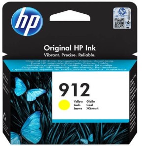 [3YL79AE] Cartouche HP 912 Jaune - Encre de Qualité pour Impressions Professionnelles