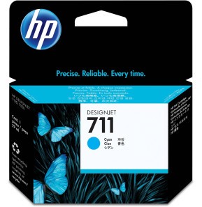 [CZ130A] Cartouche HP 711 Cyan - Encre Authentique pour Résultats Fiables