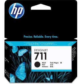 [CZ129A] Cartouche HP 711 Noir 38ml - Encre Durable pour Plans et Dessins Techniques