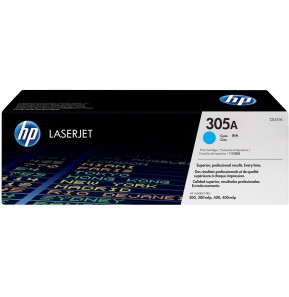 [CE411A] Cartouche d'Encre HP 305A Cyan - Couleur Intense pour LaserJet