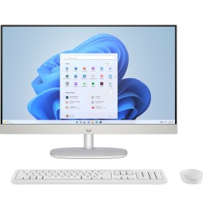 [845P5EA] Ordinateur Tout-en-Un HP 24-cr0001nk - Élégant et Polyvalent pour Maison et Bureau
