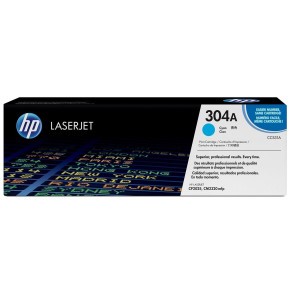 [CC531A] Toner HP 304A Cyan - Conçu pour Couleurs Vives et Fiabilité