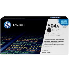 [CE250A] Toner HP 504A Noir - Qualité d'Impression pour LaserJet Pro