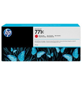 [B6Y08A] Cartouche HP 771C Rouge Chromatique - Encre de Qualité pour Teintes Vibrantes (B6Y08A)