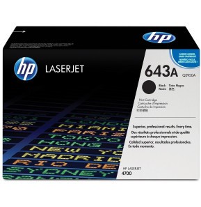 [Q5950A] Toner HP 643A Noir (Q5950A) - Cartouche Originale pour Impressions Professionnelles
