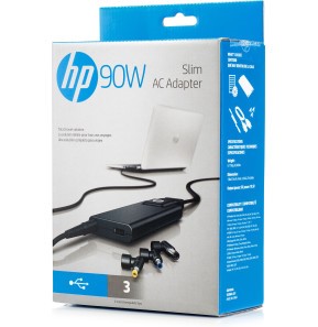 [H6Y83AA] Adaptateur Secteur Plat HP 90W - Compact et Puissant (H6Y83AA)