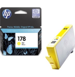 [CB320HE] Cartouche d'Encre HP 178 Jaune - Couleurs Vives et Durabilité (CB320HE)