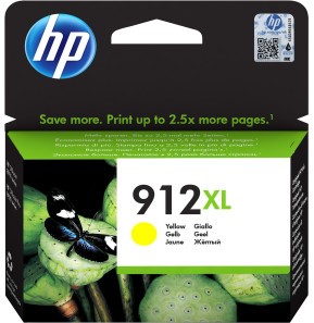[3YL83AE] Cartouche d'Encre HP 912XL Jaune - Grande Capacité pour Couleurs Riches (3YL83AE)