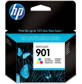 [CC656AE] Cartouche d'Encre HP 901 Trois Couleurs - Fiabilité pour Documents Colorés (CC656AE)