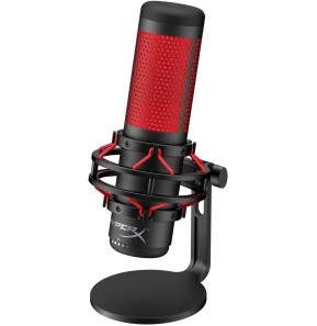[4P5P6AA] Microphone USB HyperX QuadCast - Enregistrement Clair et Qualité Pro (4P5P6AA)