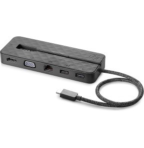 [1PM64AA] Station d'Accueil Mini Dock USB-C HP - Compacte et Pratique (1PM64AA)