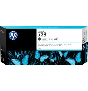 [F9J68A] Cartouche d'Encre HP 728 Noir Mat - Longévité et Qualité pour Plans (F9J68A)
