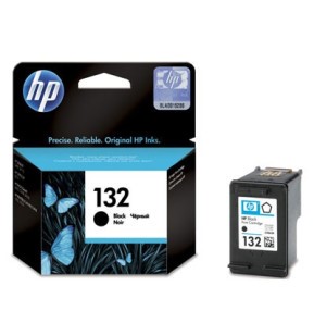 [C9362HE] Cartouche d'Encre Noire HP 132 - Encre de Qualité pour Documents Nets (C9362HE)