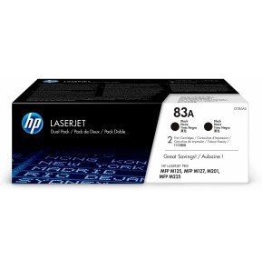 [CF283AF] Pack de 2 Toners HP 83A Noir - Impressions de Haute Qualité (CF283AF)