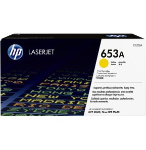[CF322A] Toner HP 653A Jaune - Encre de Qualité pour Couleurs Vives (CF322A)