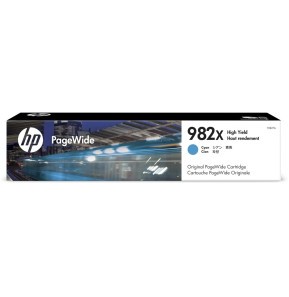 [T0B27A] Cartouche d'Encre Cyan HP 982X - Encre de Haute Capacité pour Bureaux (T0B27A)