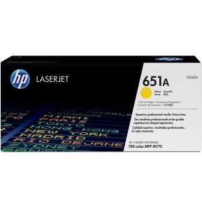 [CE342A] Toner Jaune HP 651A LaserJet d'Origine - Qualité pour Impressions Professionnelles (CE342A)