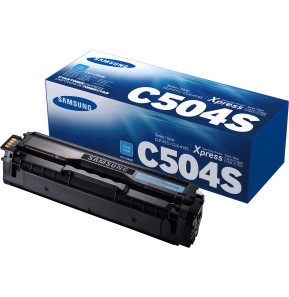 [SU027A] Cartouche de Toner Samsung CLT-C504S Cyan - Couleurs Intenses pour Impressions (SU027A)