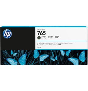 [F9J55A] Cartouche d'Encre HP 765 Noir Mat - Encre de Qualité pour Impressions Précises (F9J55A)