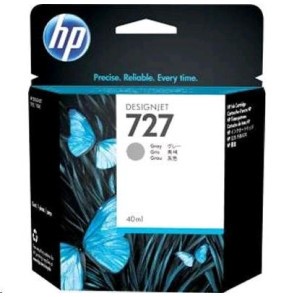 [F9J80A] Cartouche d'Encre HP 727 Gris - Couleurs Précises pour Impressions de Qualité (F9J80A)