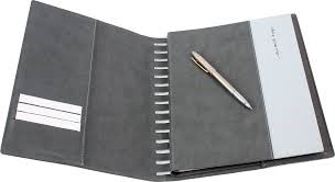 [FAA42] Agenda semainier 21x27 cm - Couverture en similicuir - Papier Royal Cream® ivoire