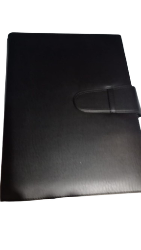 [ASA4P] Agenda Semainier A4 - Couverture en similicuir avec pochette incluse - Papier ivoire 90 g/m²