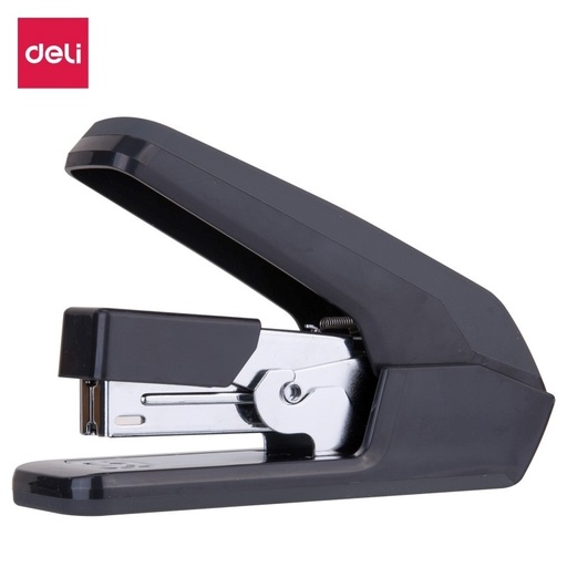 [E0477] Lot de 12 agrafeuses de bureau sans effort Deli E0477 - Capacité 25 feuilles - Compatible agrafes 24/6 et 26/6 - Couleur noire