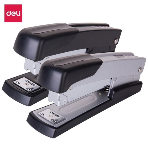 [E0416] Lot de 10 agrafeuses de bureau Deli E0416 - Capacité 50 feuilles - Compatible agrafes 24/6, 26/6 et 24/8