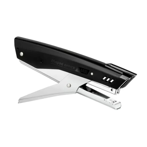 [440010] Agrafeuse de bureau en métal Maped ADVANCED - Capacité d'agrafage jusqu'à 25 feuilles, Compatible agrafes 24/6 et 26/6