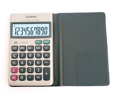 [MBC10] Calculatrice Portable Casio LC-1000TV - 10 Chiffres - Grand Écran - Fonctions Avancées