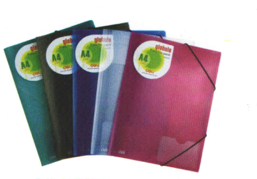 [W39579] Lot de 24 Chemises à Rabats DELI en Polypropylène - Couleurs Assorties