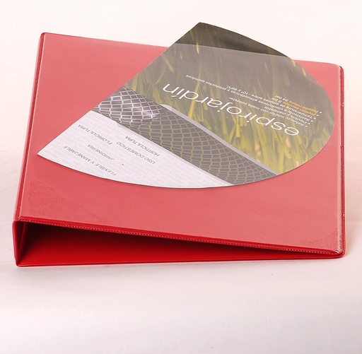 [FCL094] Lot de 5 classeurs PVC SICLA A4 à 4 anneaux - Dos 8 cm - Couleurs assorties