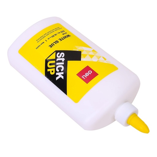 [A74813] Colle de bureau blanche Deli A74813 - 500 ml - Adhérence polyvalente