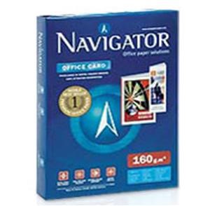 [PRB032] Lot de 5 Ramettes de Papier Blanc Navigator A4 160g/m² – 250 Feuilles par Ramette