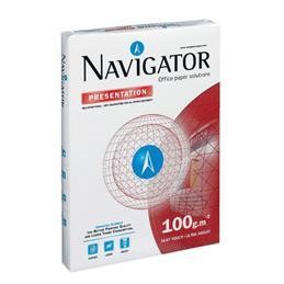 [PRB030] Lot de 5 Ramettes de Papier Blanc Navigator A4 100g/m² – 500 Feuilles par Ramette