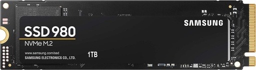 [MZ-V8V1T0BW] Disque SSD Interne Samsung 980 1 To - NVMe M.2 PCIe 3.0 - Performances Élevées